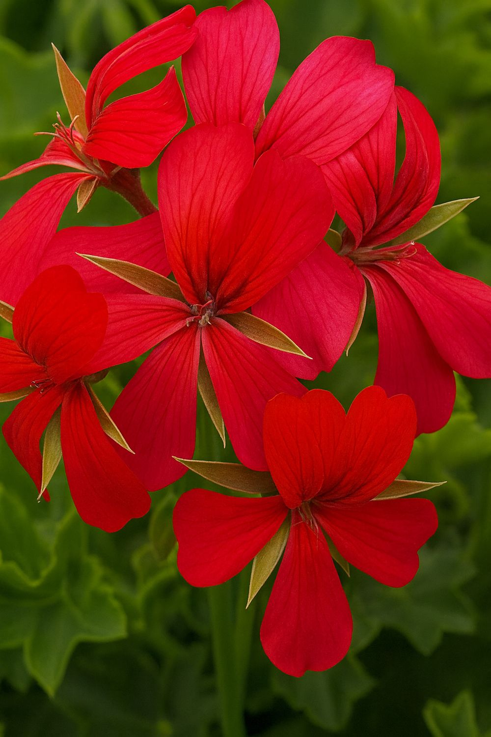 Ivy Geranium - Mini Cascade: Red