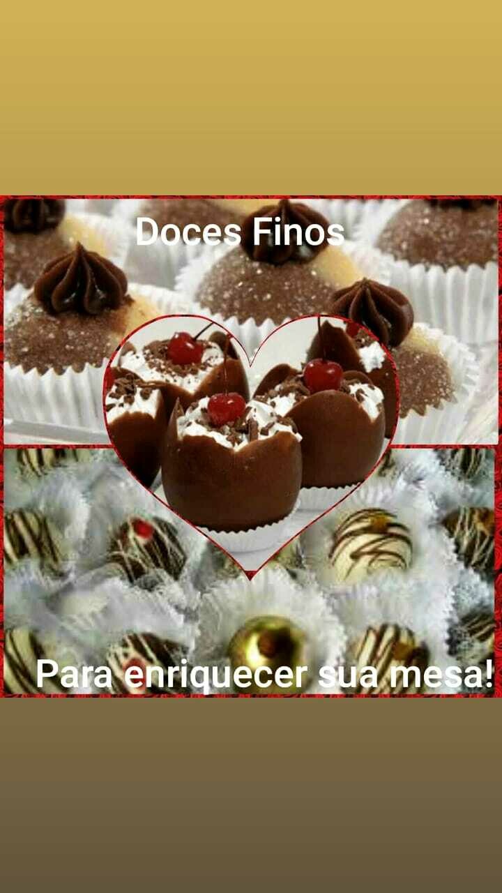 Doces gourmets