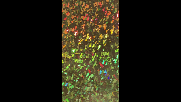 1ft. Gold Crystal Holographic