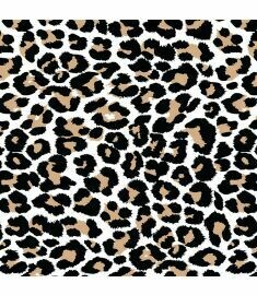 Leopard Brush White Adhesive