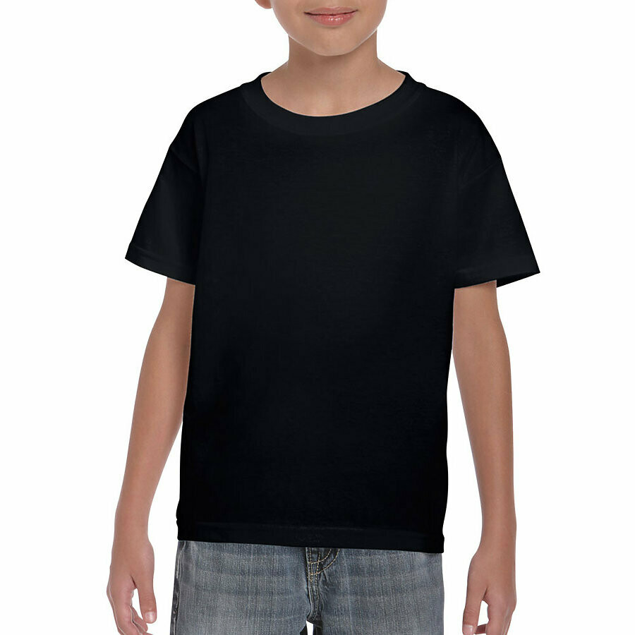 Gildan Tshirt  Black Youth