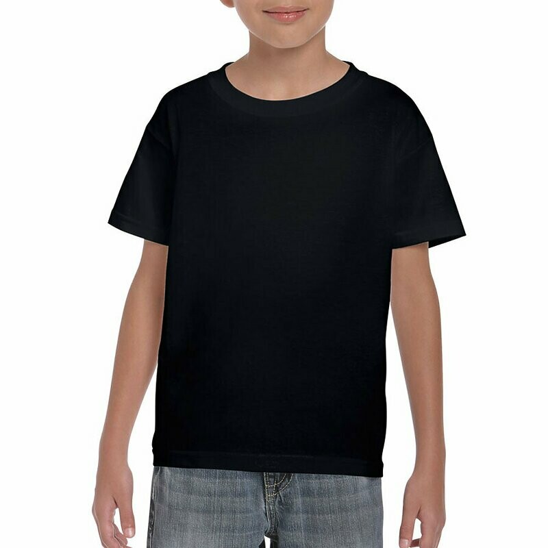 Gildan Tshirt  Black Youth
