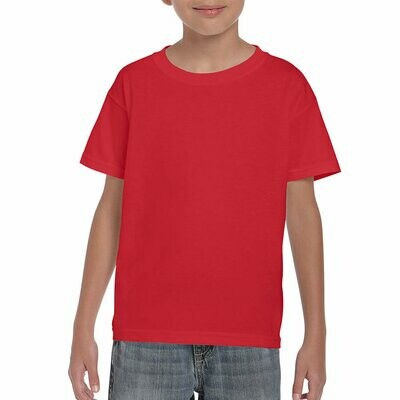Gildan Tshirt Red Youth