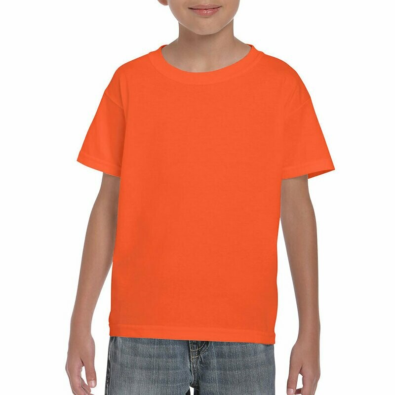Gildan Tshirt  Orange Youth