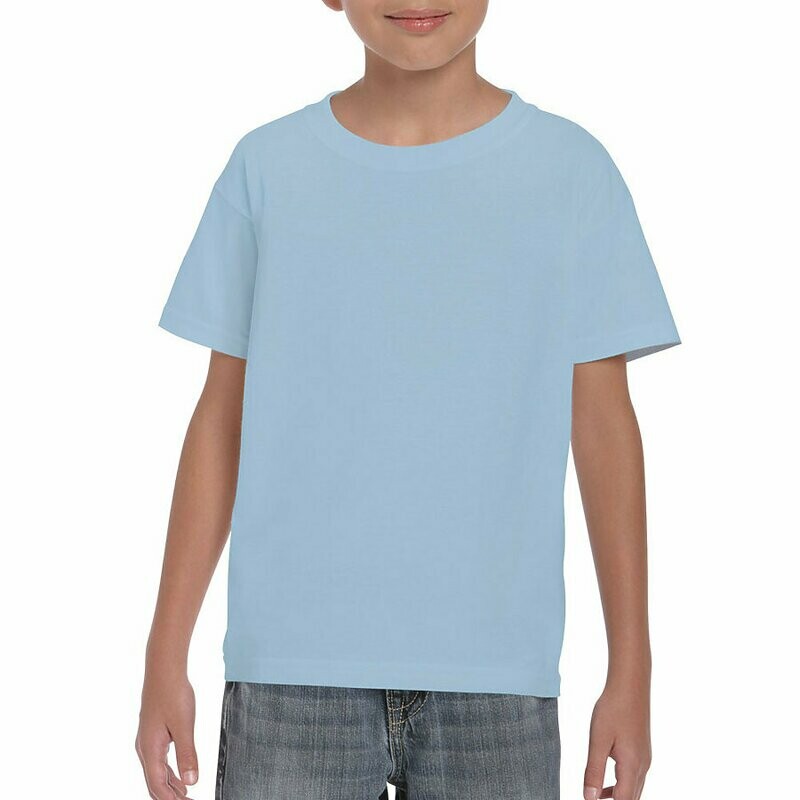 Gildan Tshirt  Light Blue Youth