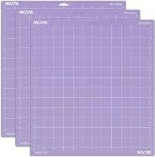 Nicapa Cutting Mat Purple Strong Grip 12&quot; X12&quot; 