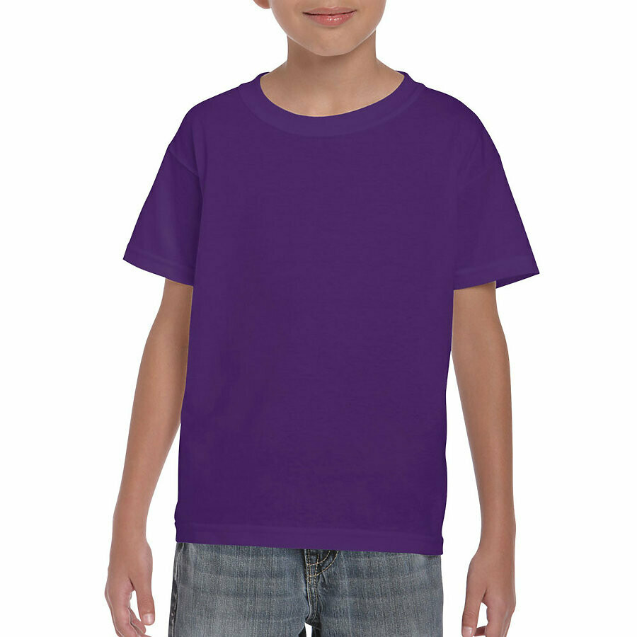 Gildan Tshirt  Purple Youth