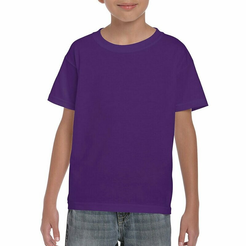 Gildan Tshirt  Purple Youth