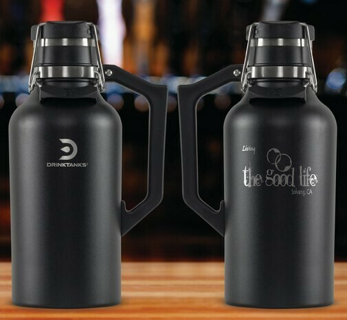 Good Life Logo&#39;d 64 oz Insulated DrinkTanks® Growler