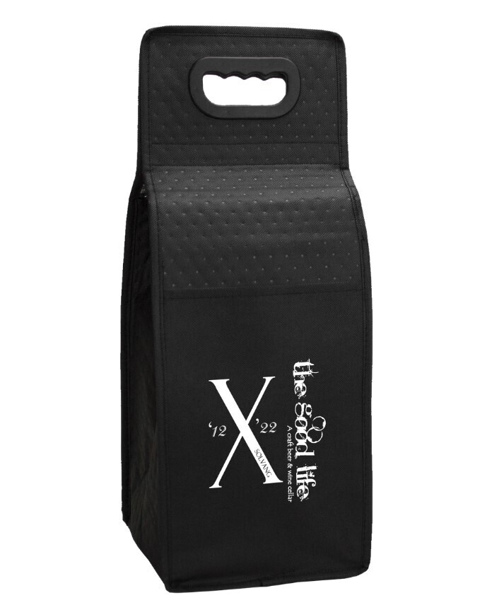 &quot;The Good Life&quot; 10 Year Anniversary Insulated Wine/Beer Tote