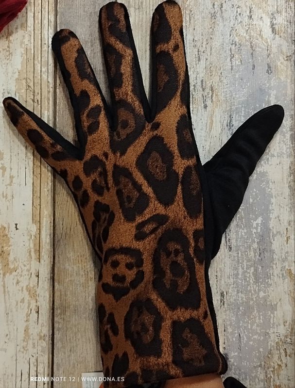 Guantes animal print