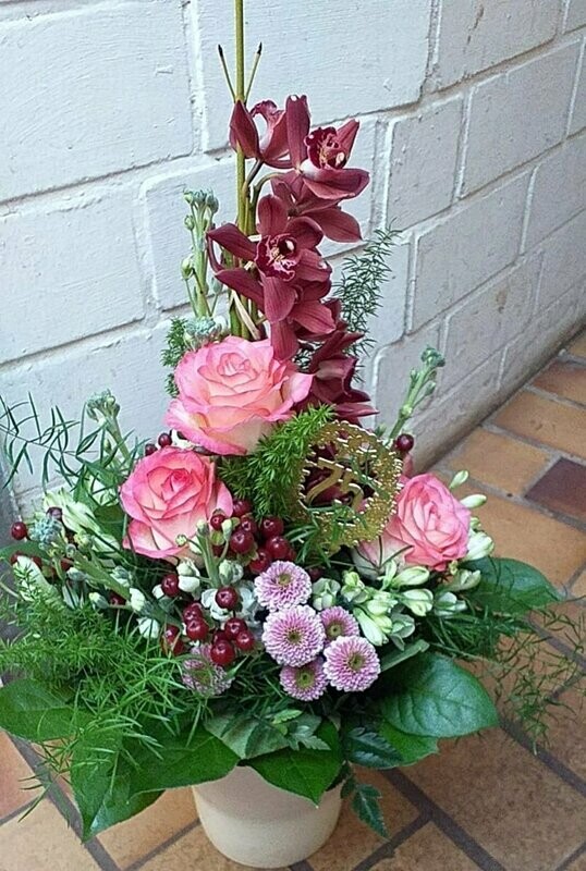 Blumenstrauß mit Orchidee