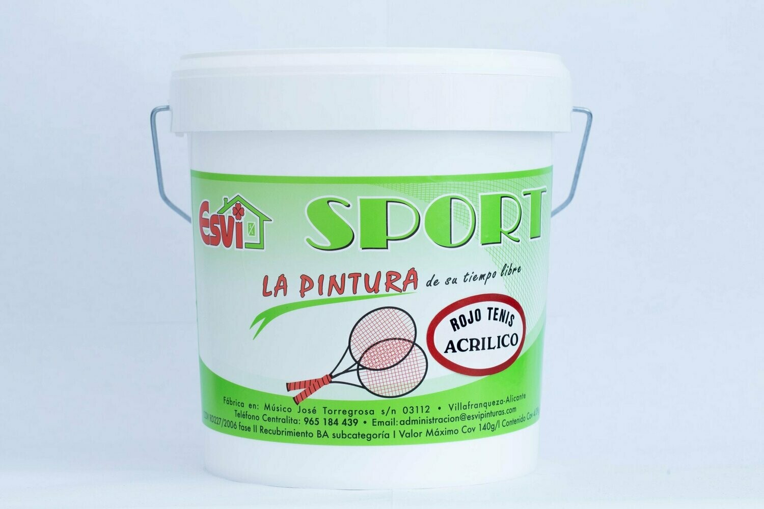 Pintura  Deportiva Sport  Tenis  Color Rojo