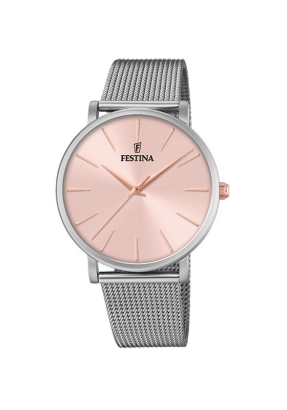 Reloj Festina Mujer Acero malla milanesa