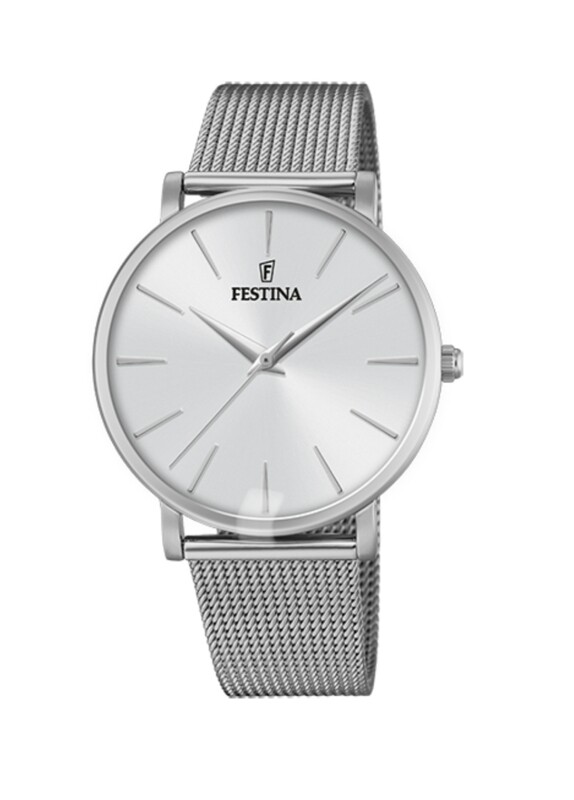 Reloj Festina Mujer Acero malla milanesa