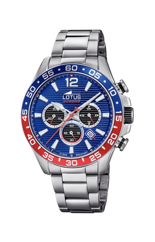 Reloj Lotus Caballero Cronógrafo Acero