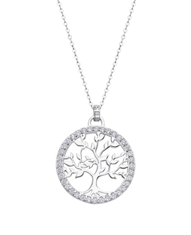 Colgante Lotus Silver Árbol Vida