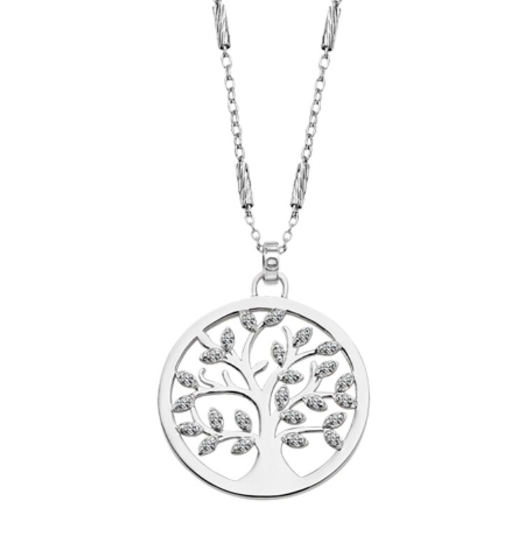 Colgante Lotus Silver Árbol Vida