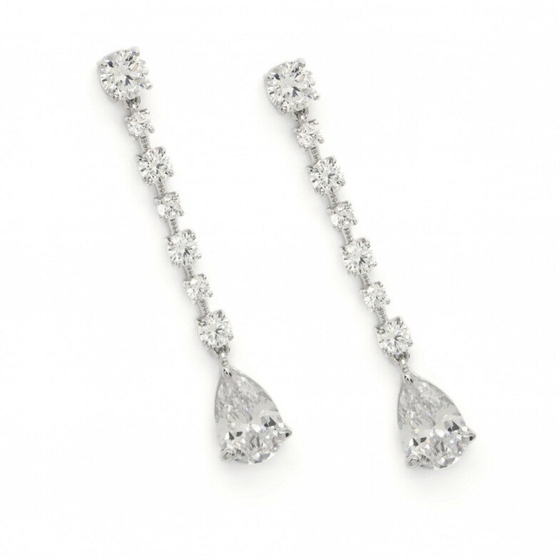 Pendiente Plata Circonitas Pendiente Plata Circonitas