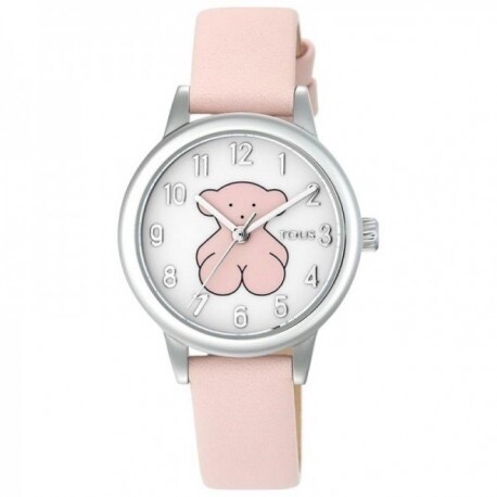 Reloj Tous New Muffin Correa Piel rosa
