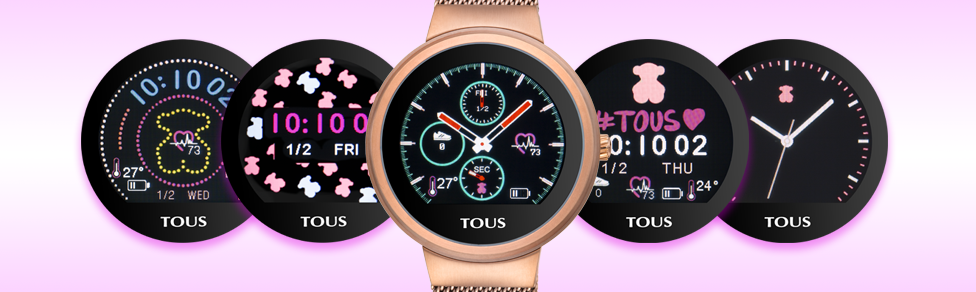 ✨Reloj Activity Tous Rond Touch digital mujer, dorado en oro rosé,  000351650.
