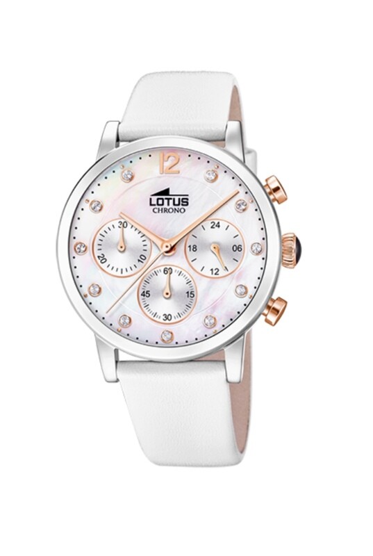 Reloj Lotus Mujer Multifunción Correa Piel