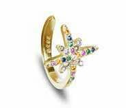 Earcuff Plata Bañado en Oro 18k