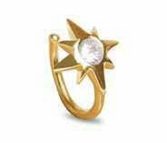 Earcuff Plata Bañado en Oro 18k