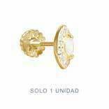 Piercing Plata Bañado en Oro 18k