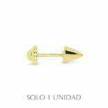 Piercing Plata Bañado Oro 18K