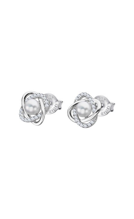 Pendientes Lotus Silver Perla