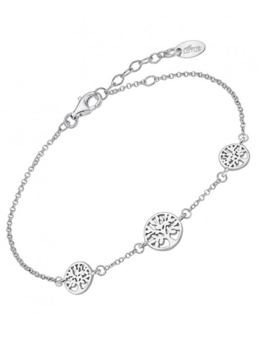 Pulsera Lotus Silver Árboles Vida