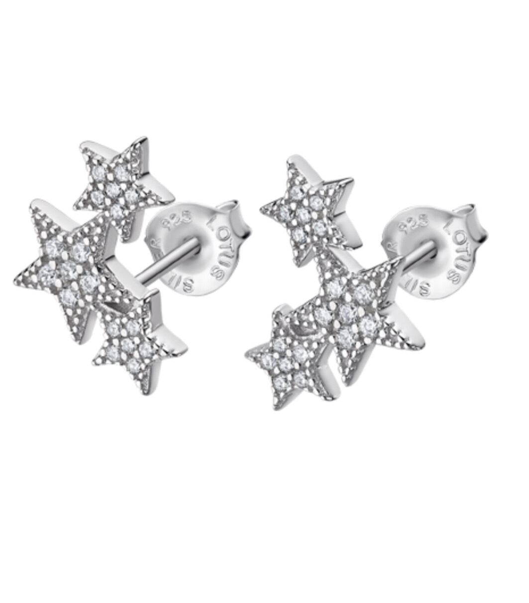 Pendientes Lotus Silver Estrellas
