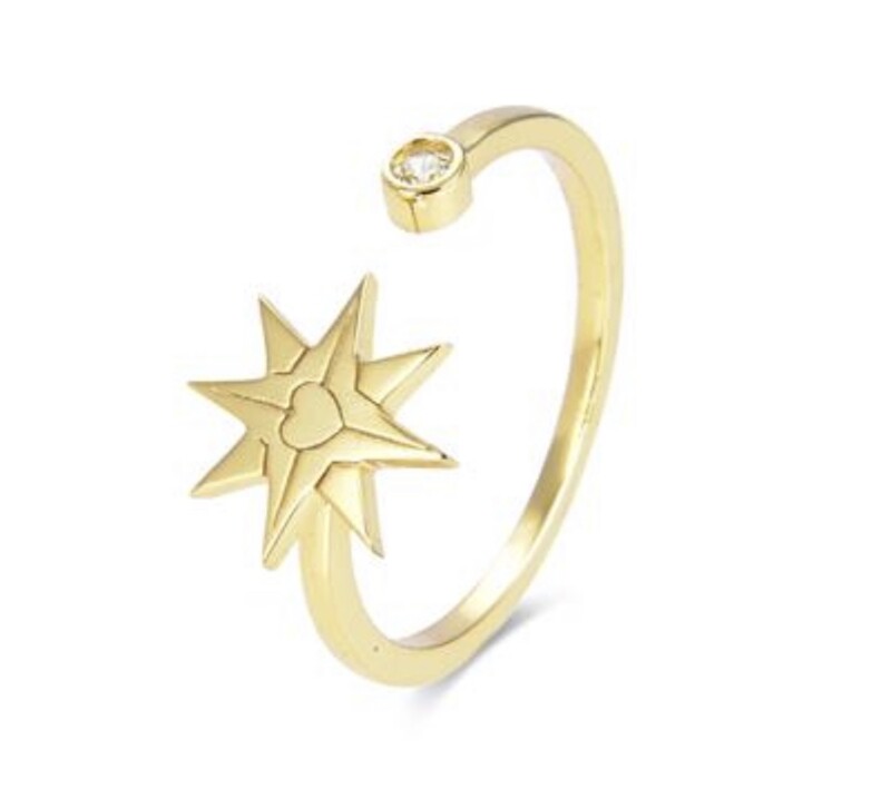 Anillo Plata Luxenter Dorado