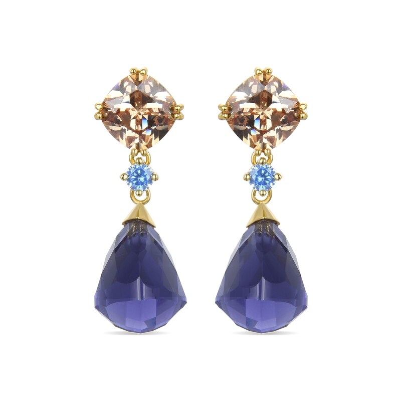 Pendientes Multi Piedras Luxenter