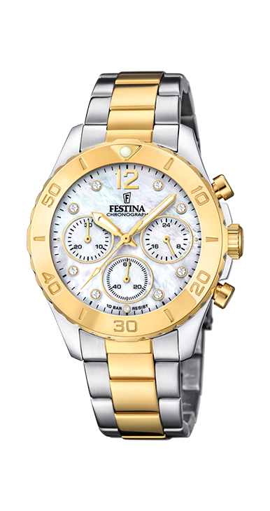 Festina Sñra Bicolor Esfera Nacarada