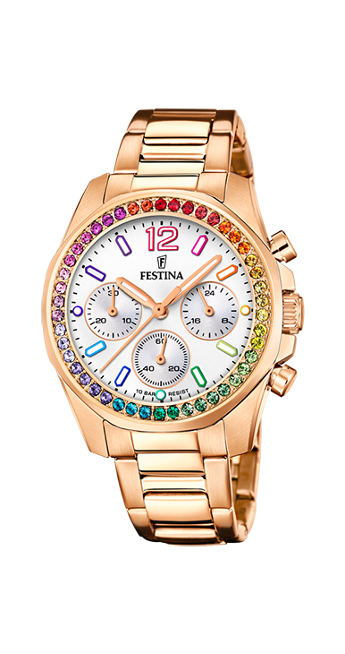 Festina Cobrizado Sñra Bisel Ztas Colores