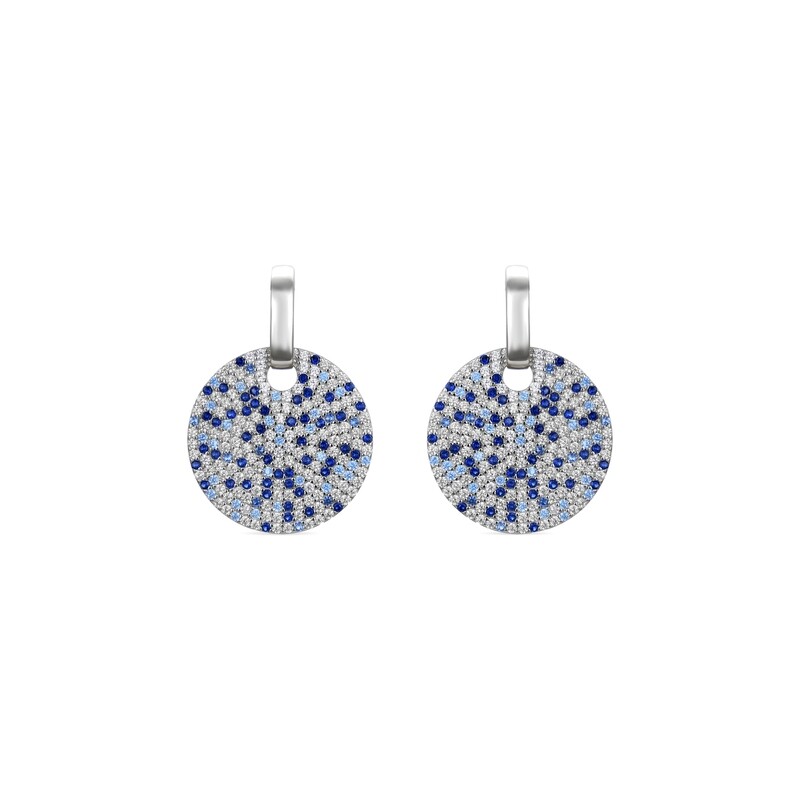 Pendientes Multi Piedras Luxenter Plata