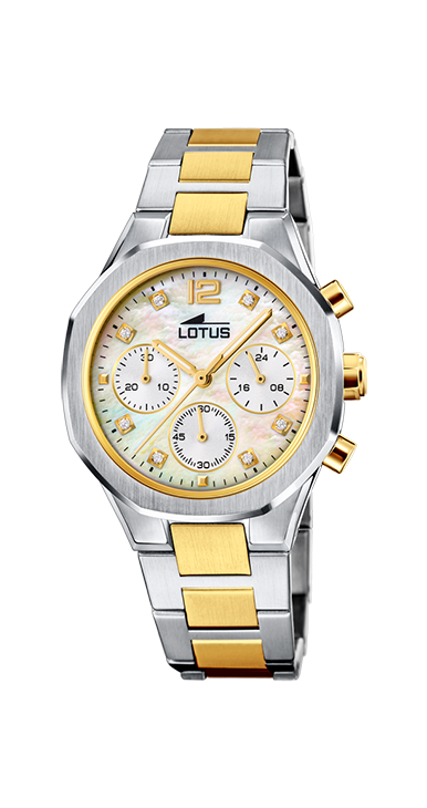 Reloj Lotus Bicolor crono