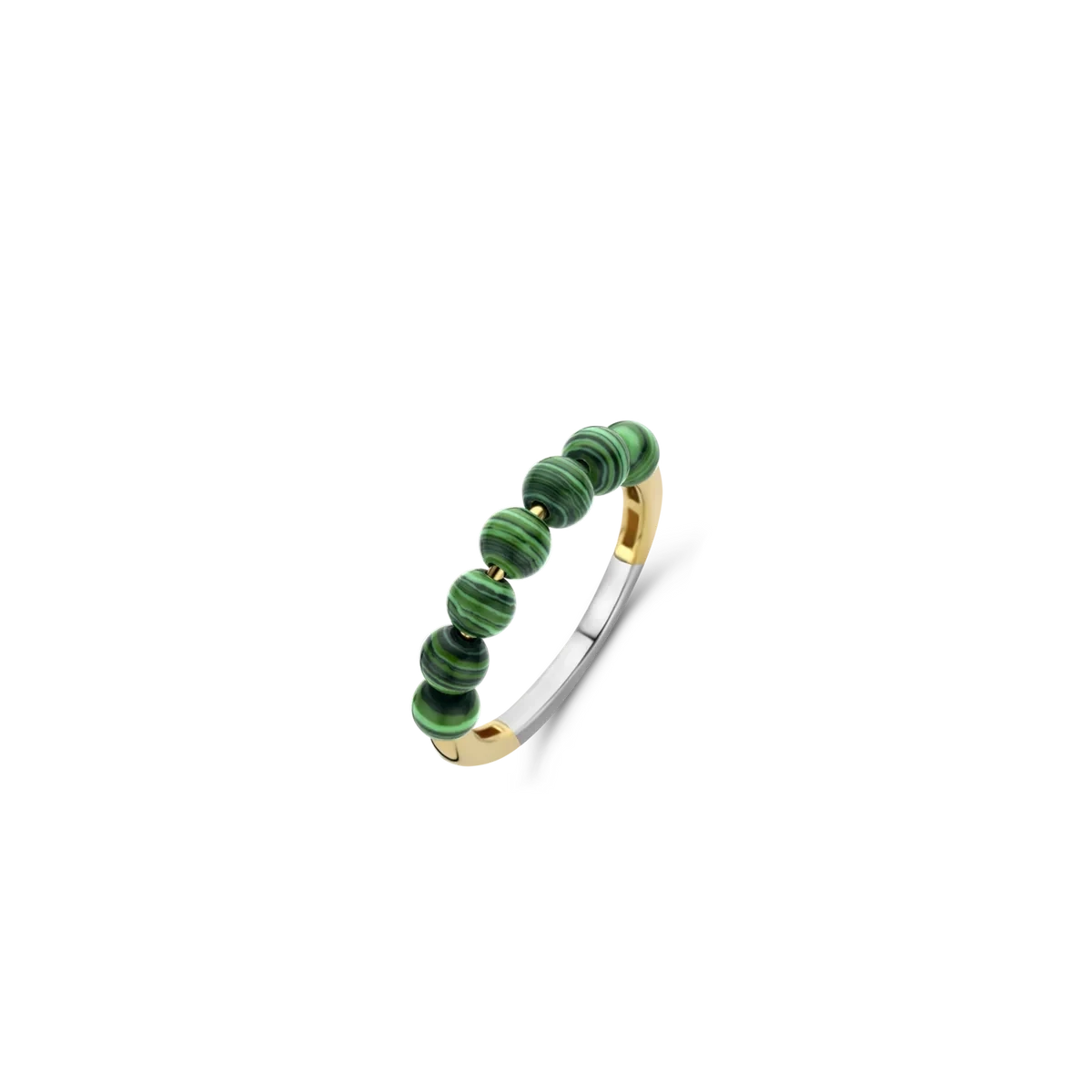 Anillo Ti Sento Malaquita