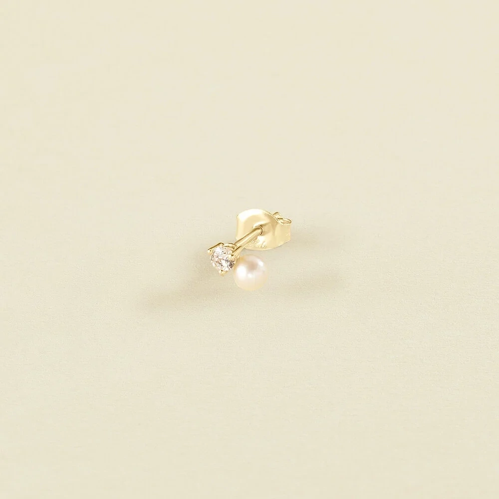 Piercing Agatha Plata chapada