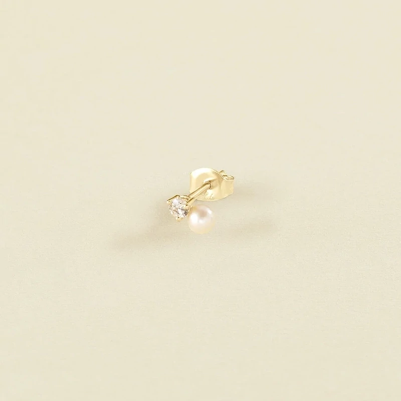 Piercing Agatha Plata chapada
