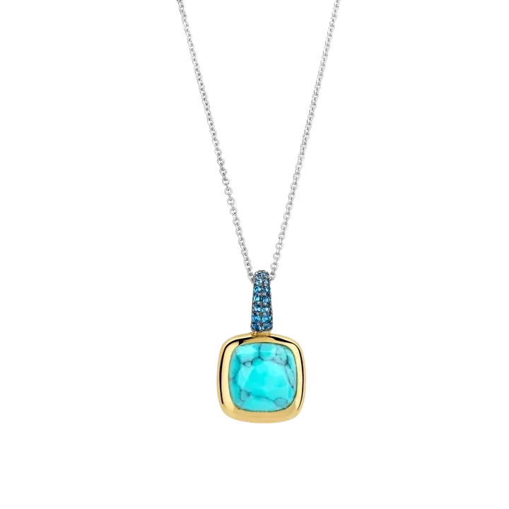 Colgante Ti Sento Turquesas