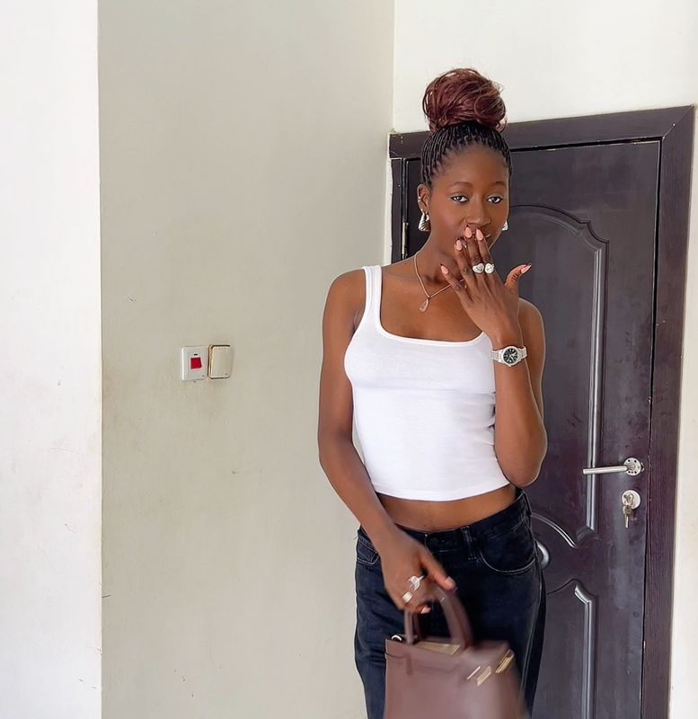 MOON VEIL (Tank Top) White - Size M