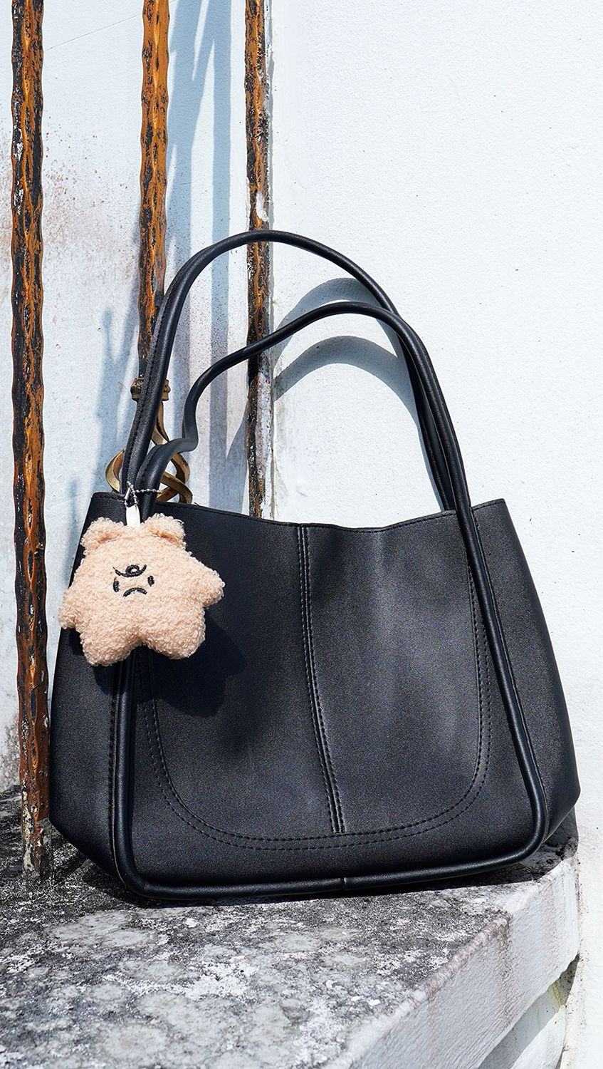 PORCELAIN TOTE BAG Black