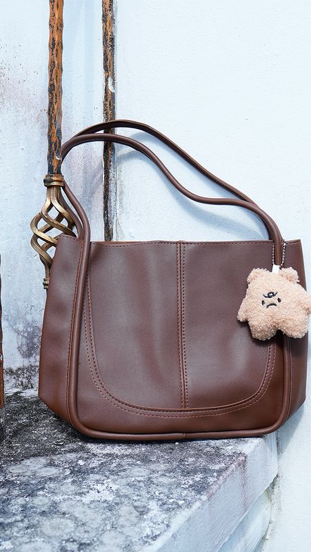 PORCELAIN TOTE BAG Brown
