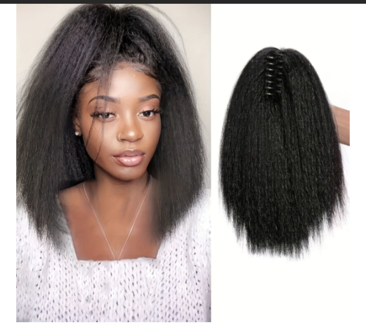 SERENE SILHOUETTE ( Yaki Clip On Ponytail ) Black