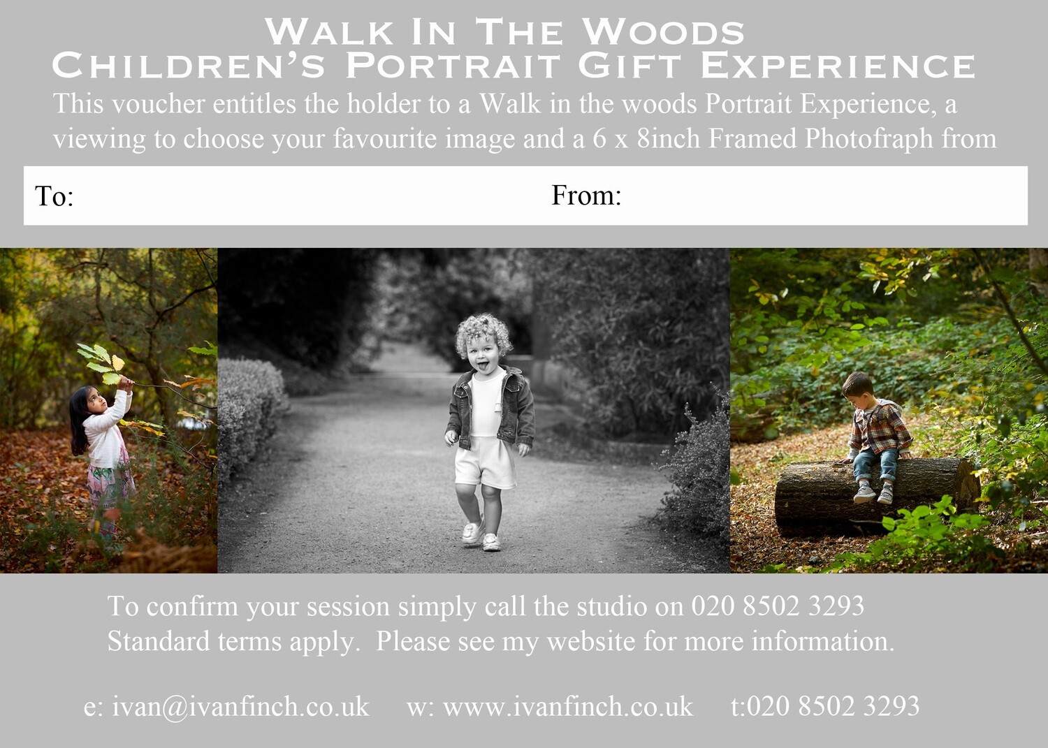 Children&#39;s Portrait Gift Experience