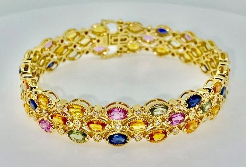 Sapphire bracelet