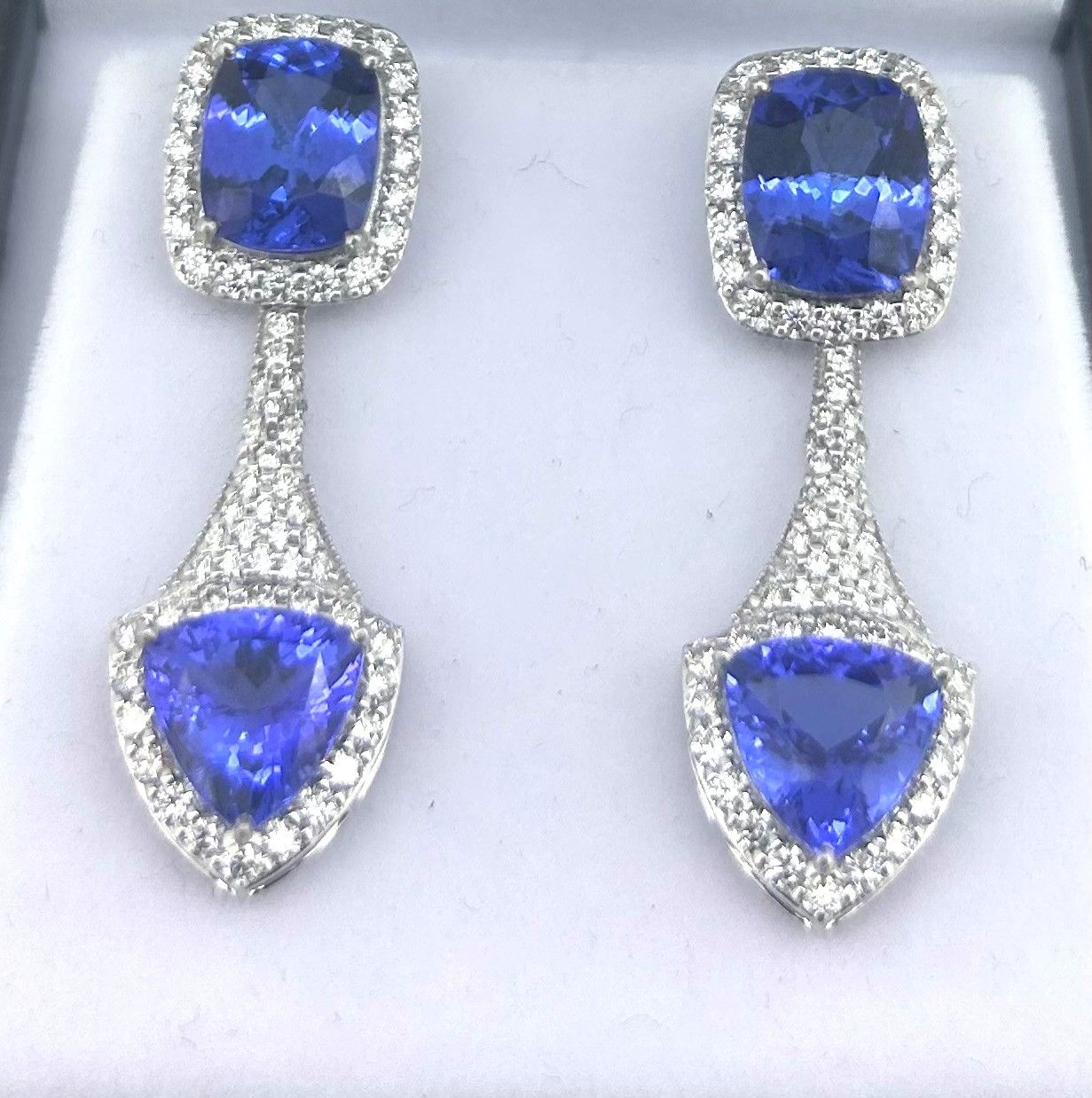 Tanzanite earrings